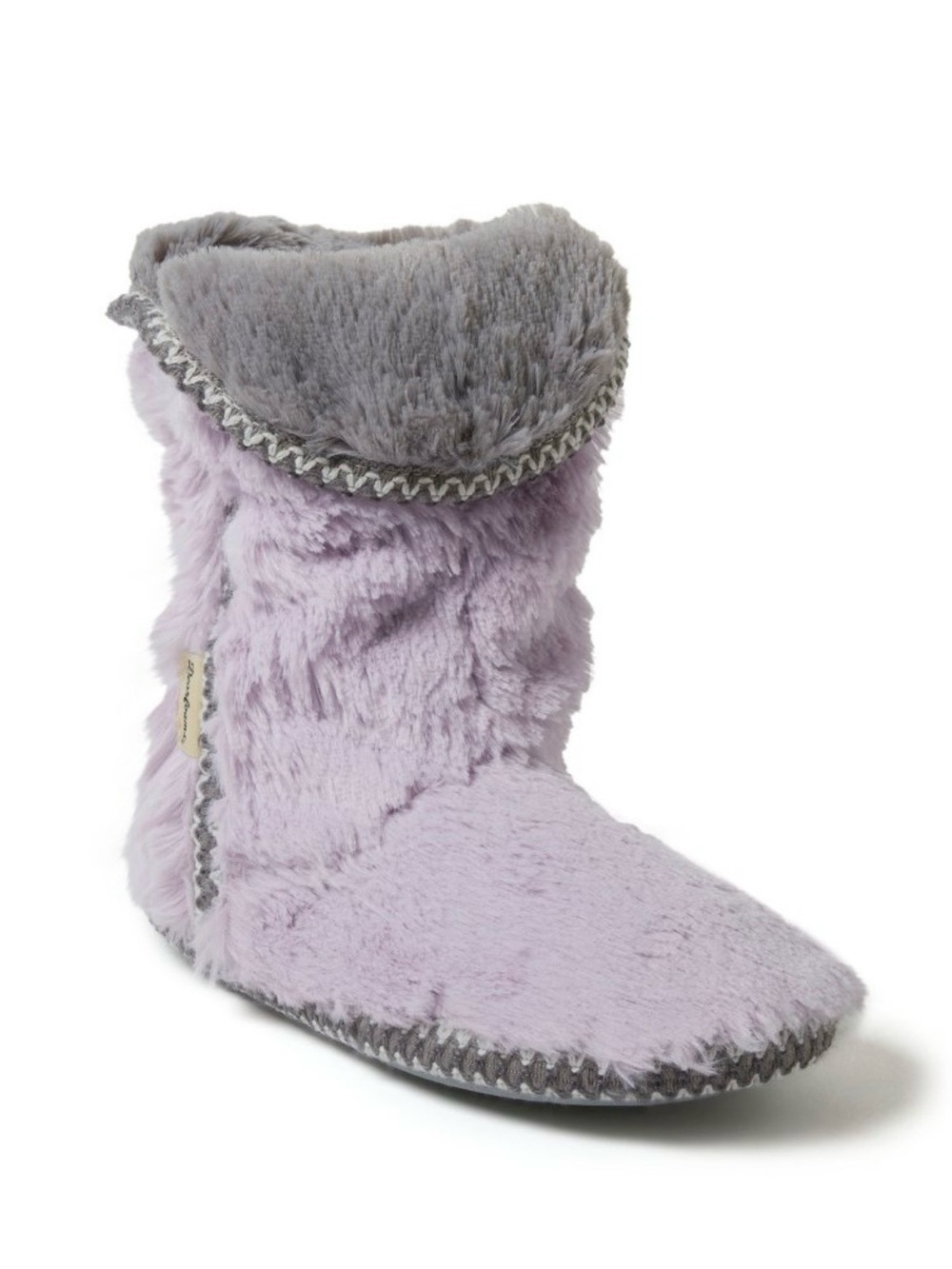 Dearfoams Women's Beth Faux Fur Fold